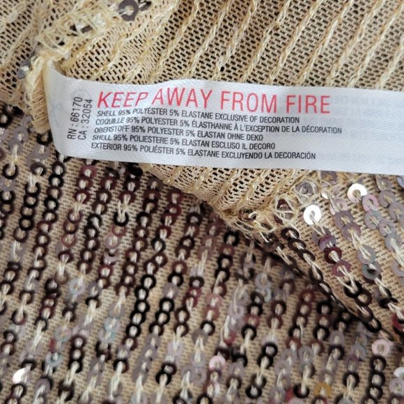 FREE PEOPLE INTIMATELY gold rush long sleeve top Sz XS NEW - Picture 11 of 11